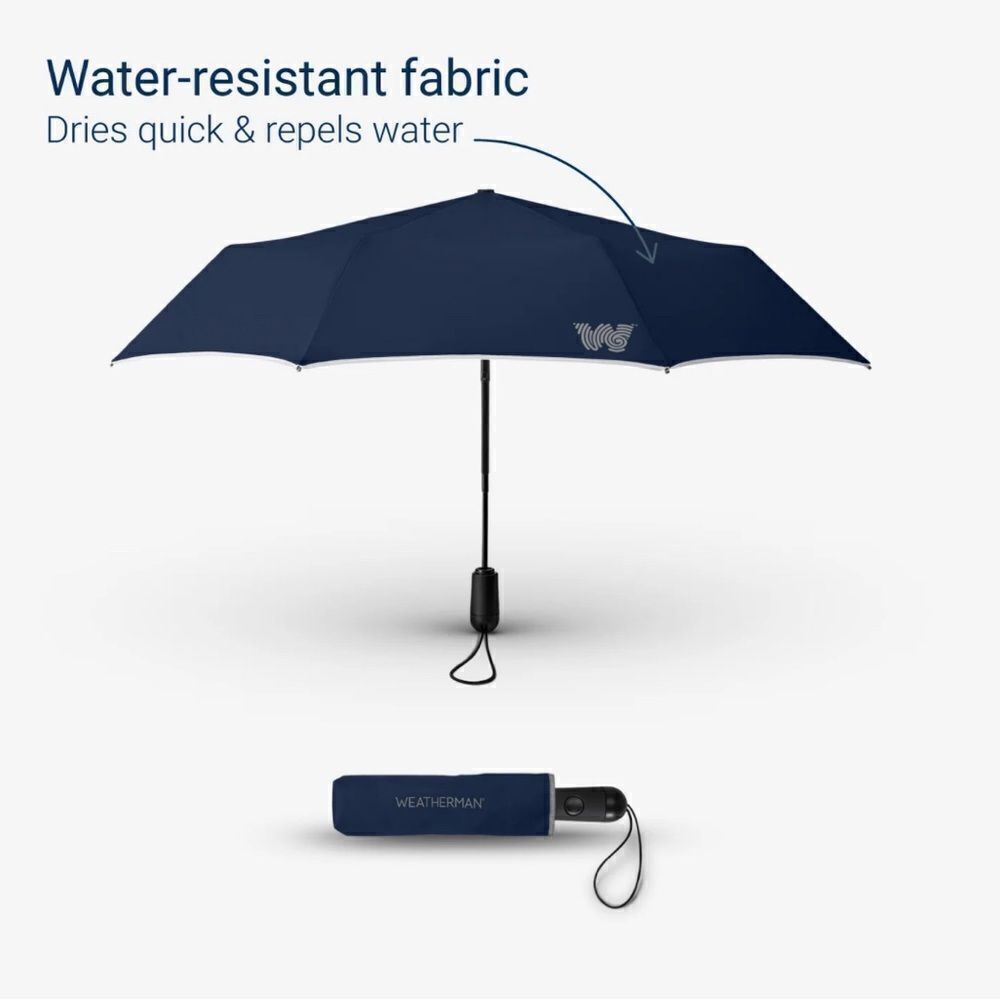 NIBWT Weatherman Umbrella 12” Long Durable Frame Fits Bag/Purse PENN State - Picture 7 of 11